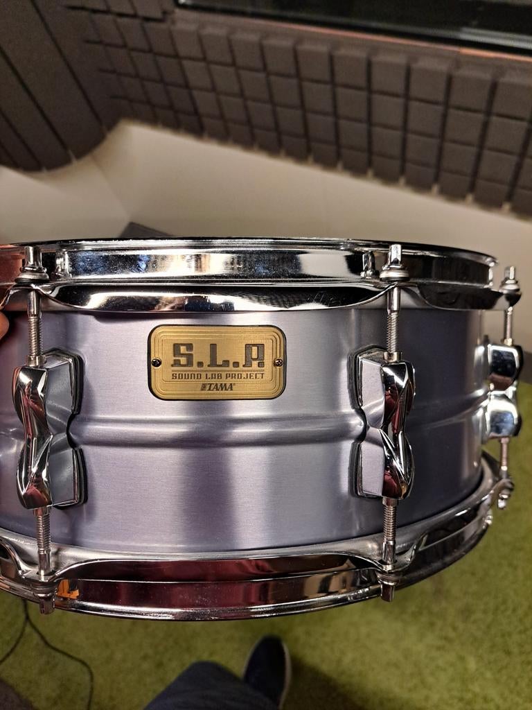 Tama slp classic dry aluminium snare LAL1455, Musique & Instruments, Enlèvement ou Envoi