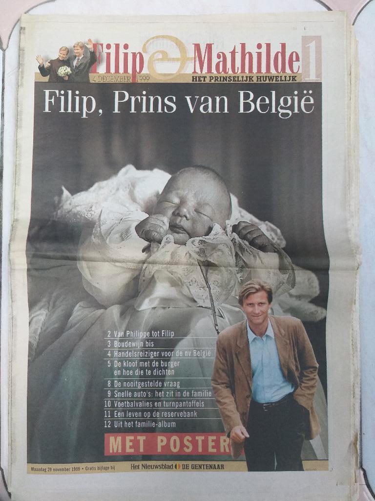 Filip & Mathilde, Boeken, Tijdschriften en Kranten, Gelezen, Krant, Ophalen of Verzenden