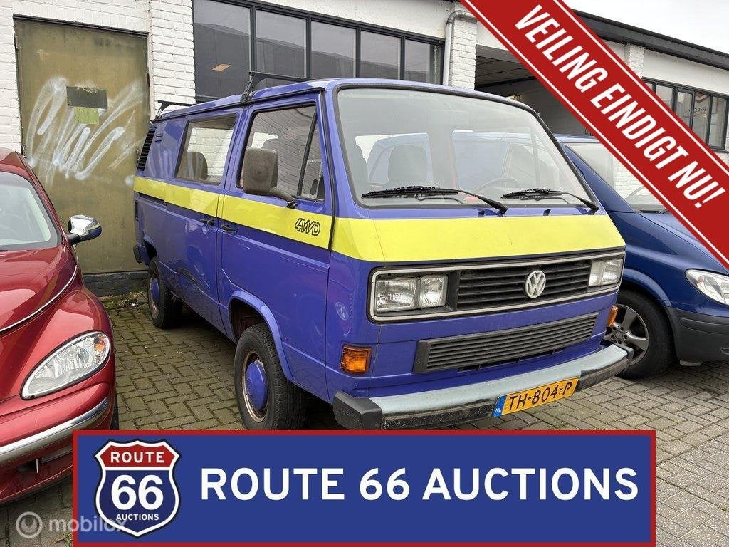 Volkswagen Transporter T3 Syncro | 1990 | Route 66 Auctions, Autos, Achat, Entreprise, Autre carrosserie, Essence