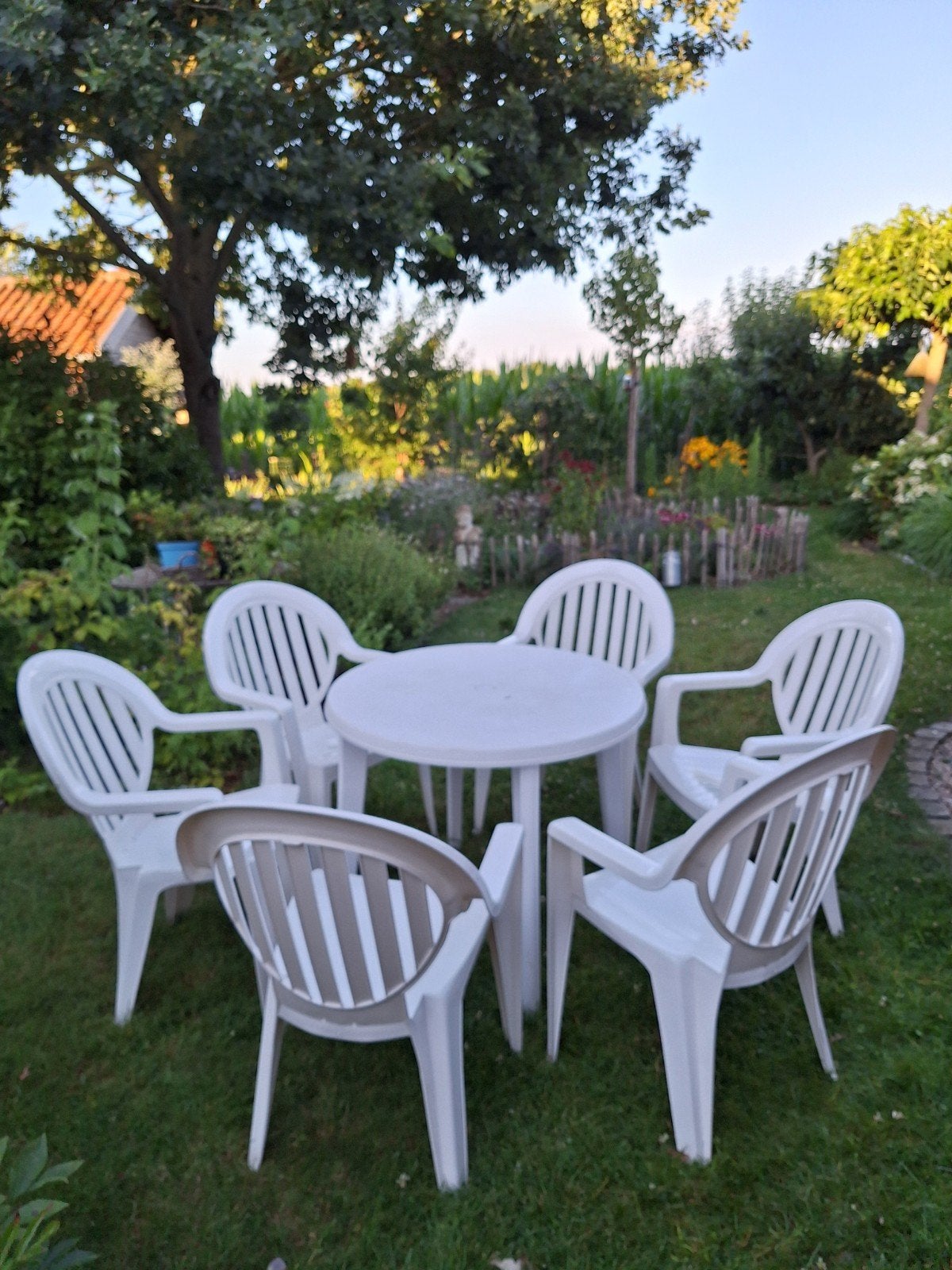 Tuinset Grosfillex wit, Ophalen, Tuinset