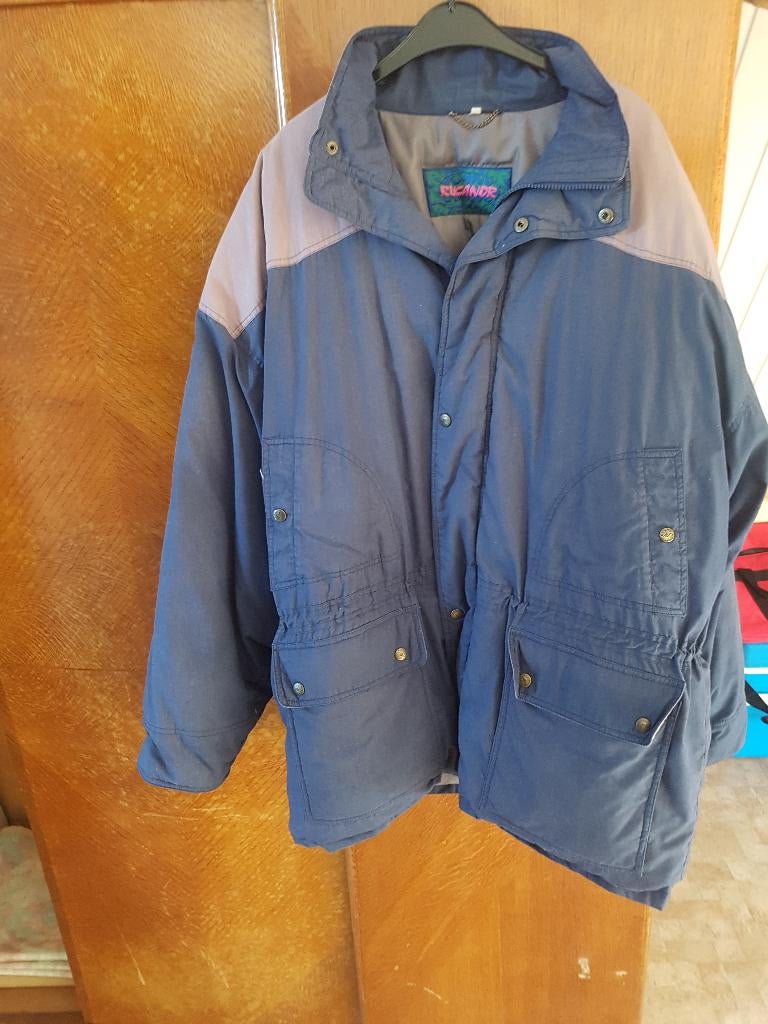 Winter Jas, Kleding | Heren, Ophalen of Verzenden, Gedragen, Maat 56/58 (XL), Blauw