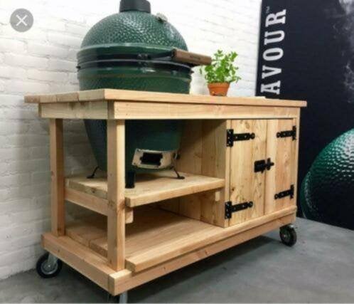 bbq meubel.egg,kamado,grill guru,weber,urban,bastard,bbq, Ophalen, Nieuw