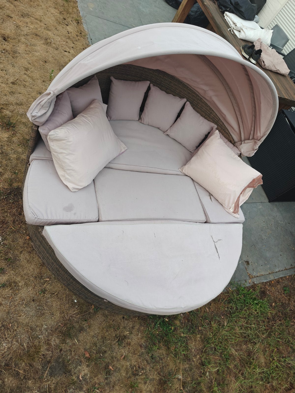 merxx lounge eiland, Tuin en Terras, Tuinsets en Loungesets, Ophalen, Kunststof, Gebruikt, Loungeset