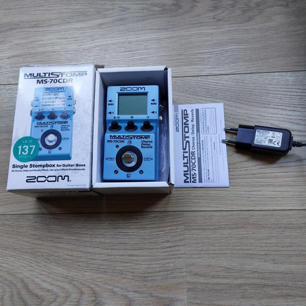 Zoom MS-70CDR Multistomp, Musique & Instruments, Effets, Enlèvement, Comme neuf, Volume