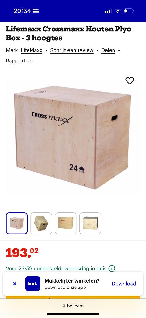 Plyo box crossmaxx, Sport en Fitness, Ophalen, Zo goed als nieuw
