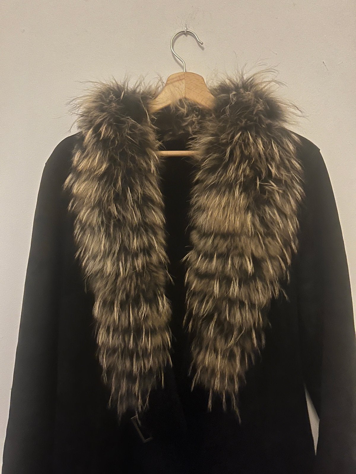 Manteau en agneau de Toscane, Ophalen of Verzenden, Gedragen, Maat 36 (S), Groen