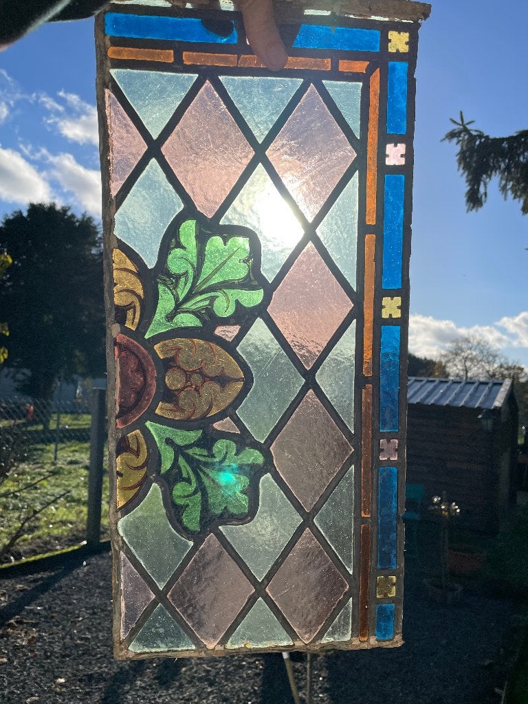 oud glas in lood, Antiek en Kunst, Ophalen