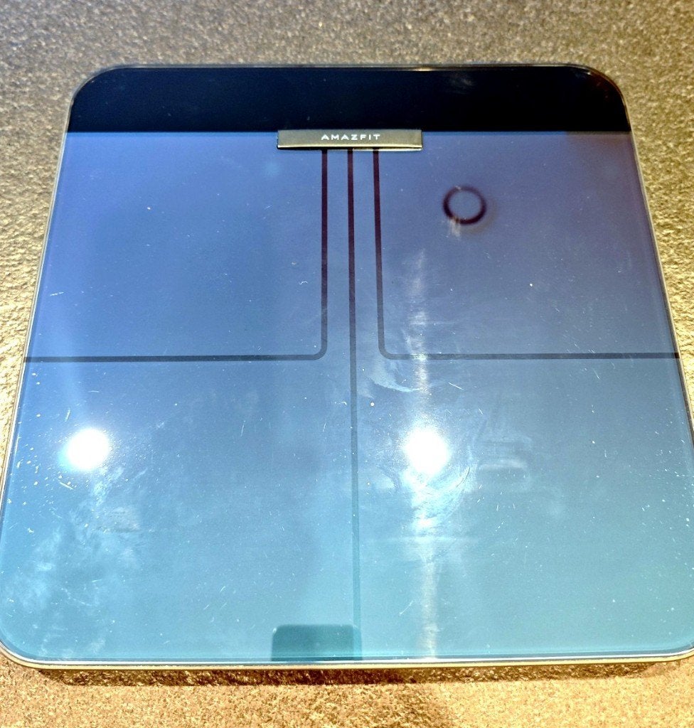 Amazfit Smart Scale slimme weegschaal wifi bluetooth, Ophalen of Verzenden, Gebruikt, Personenweegschaal, Digitaal