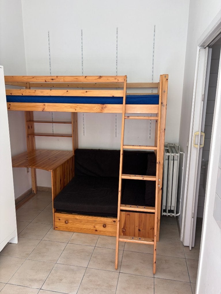 hoogslaper gratis ophalen in Gent, 90 cm, Une personne, Enlèvement, Utilisé