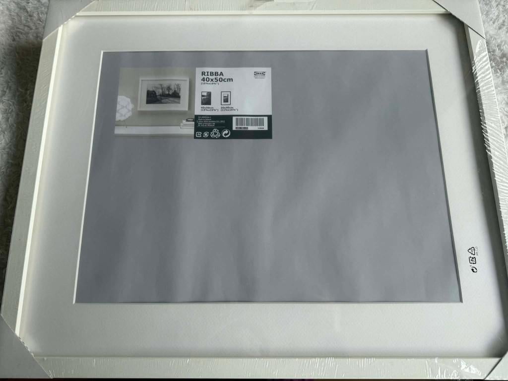 Nieuwe witte fotokader 40 x50 cm, Enlèvement, Neuf