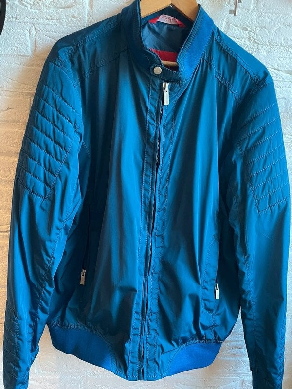 Zomer jack blauw, Kleding | Heren, Jassen | Zomer, Maat 52/54 (L), Zo goed als nieuw, Zara Man, Verzenden