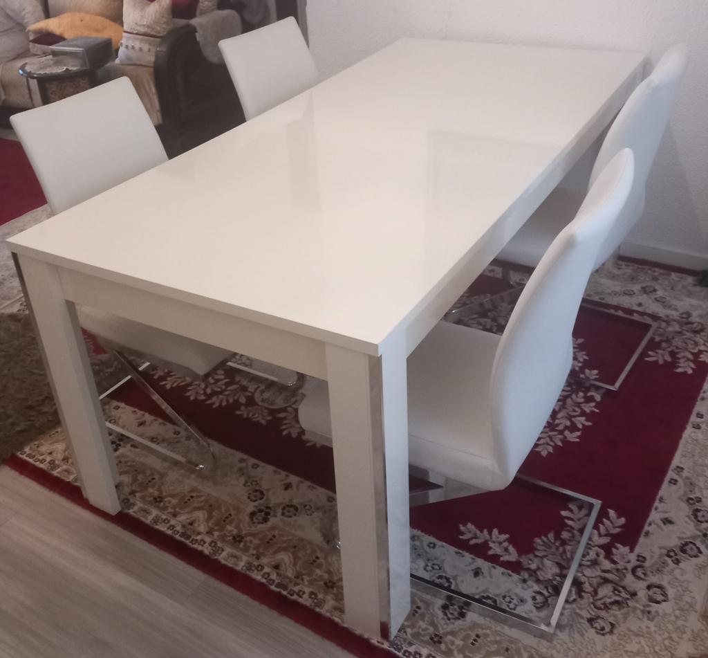 witte eettafel, Ophalen, Zo goed als nieuw