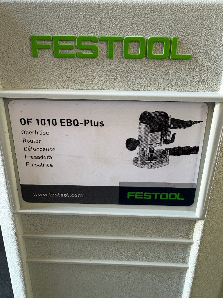 Festool EBQ-Plus 1010 Router met systainer., Doe-het-zelf en Bouw, Ophalen, Nieuw, Bovenfrees, Festool