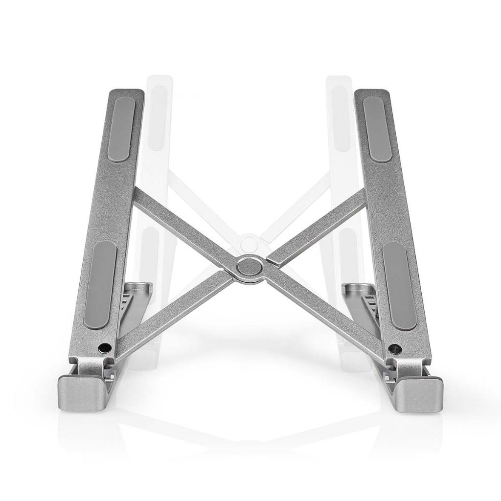 Nedis laptopstand 17" aluminium NBSTND100SI, Ophalen of Verzenden, Nieuw, Nedis