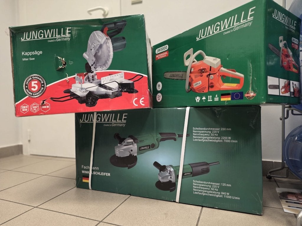 NIEUW! 3 JUNGWILLE GEREEDSCHAPPEN, Enlèvement, Neuf, Jeu d'outils