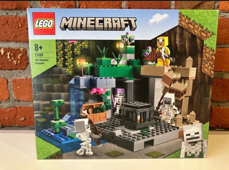 Lego Minecraft - The skeleton dungeon - 21189, Gebruikt, Minecraft, Lego, Ophalen of Verzenden