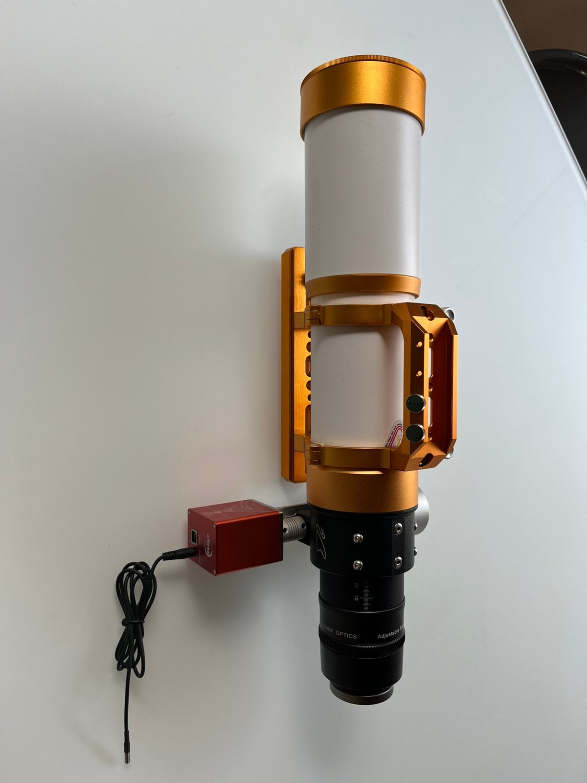 William Optics GT71 + ZWO EAF + FLAT 6AIII, TV, Hi-fi & Vidéo, Matériel d'optique | Télescopes, Enlèvement, Comme neuf, Moins de 80 mm