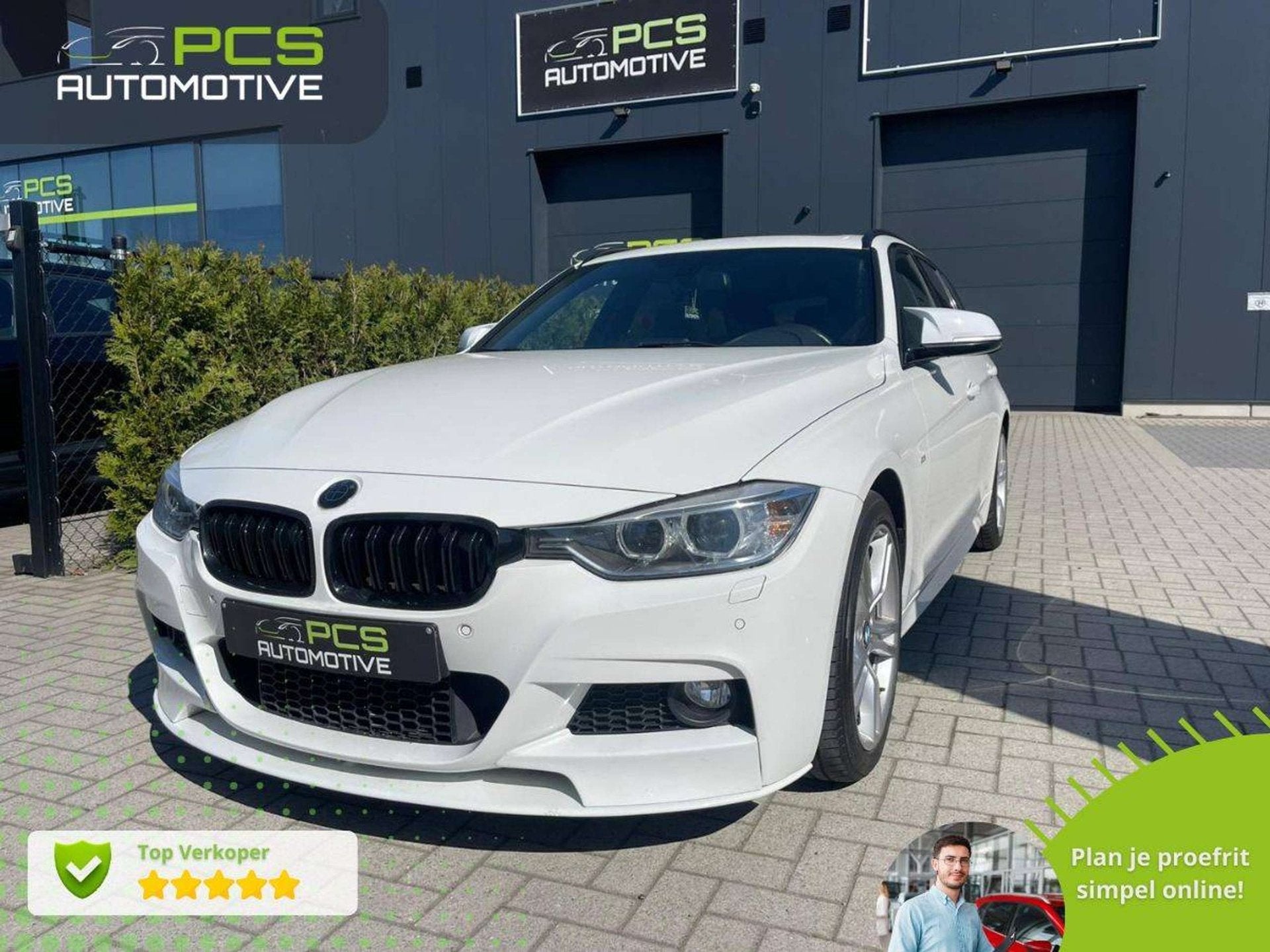 BMW 318 Touring / M-pakket / 2.0 Diesel / Uit Overname, Auto's, BMW, Euro 5, Zwart, 4 cilinders, Alcantara