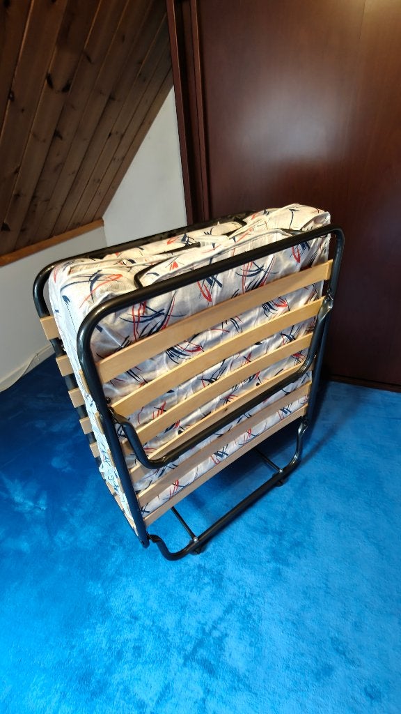 opklapbed, Huis en Inrichting, Slaapkamer | Bedden, Ophalen, Zo goed als nieuw, 80 cm, 200 cm