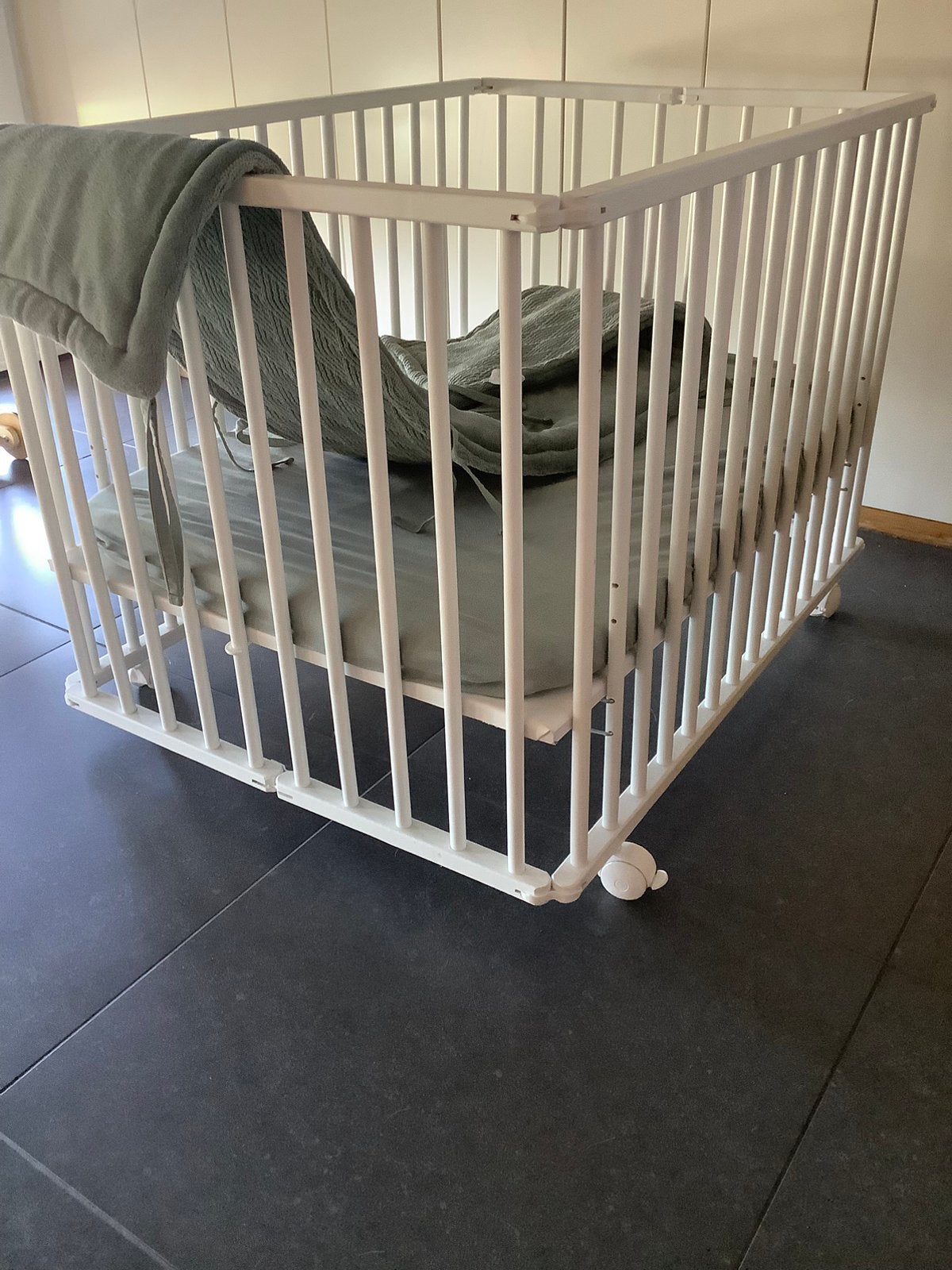 Opplooibaar babypark, Kinderen en Baby's, Ophalen, Gebruikt, Rechthoekig, In hoogte verstelbaar