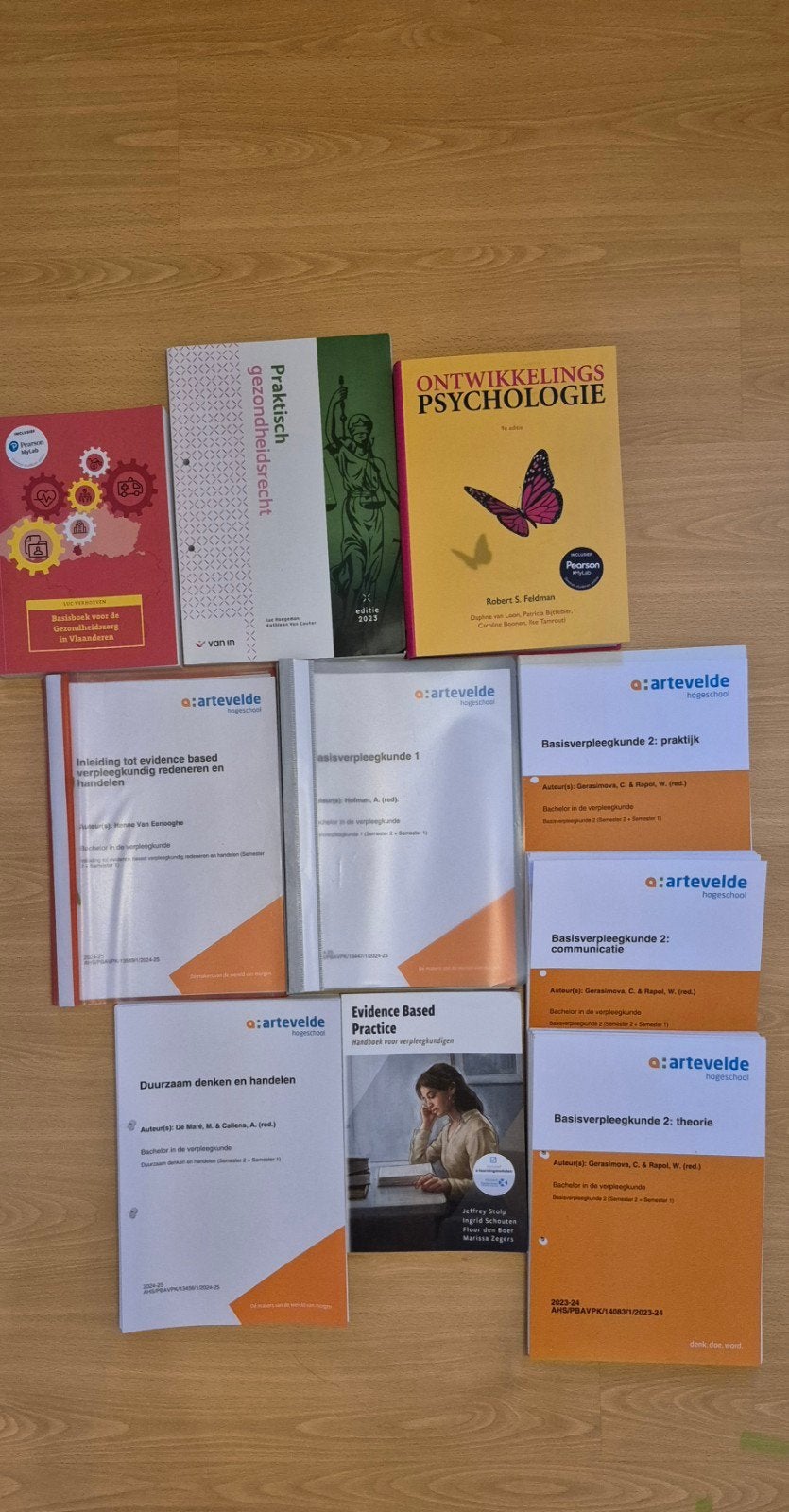 cursussen en boeken 1e jaar bachelor verpleegkunde ., Boeken, Ophalen of Verzenden, Zo goed als nieuw