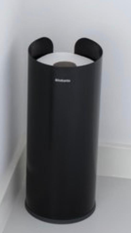 WC-rol houder Brabantia, Huis en Inrichting, Badkamer | Badtextiel en Accessoires, Ophalen, Zo goed als nieuw, Zwart