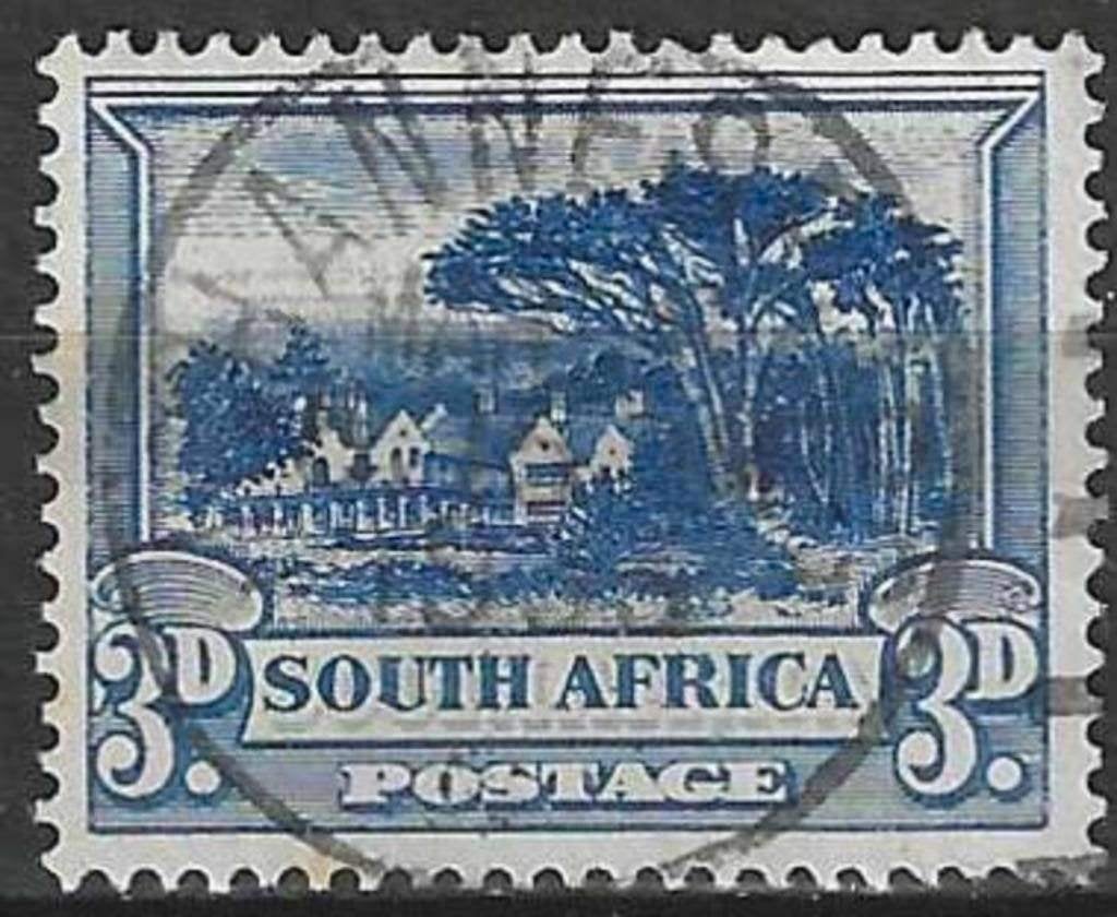 Afrique du Sud 1933 - Yvert 62 - Groote Schuur (ST), Envoi, Afrique du Sud, Affranchi