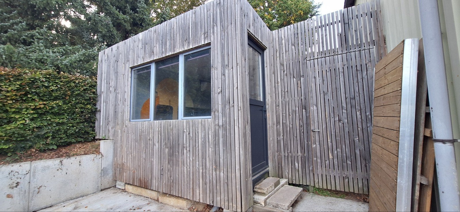 bureaucontainer 3m x 7m, Enlèvement
