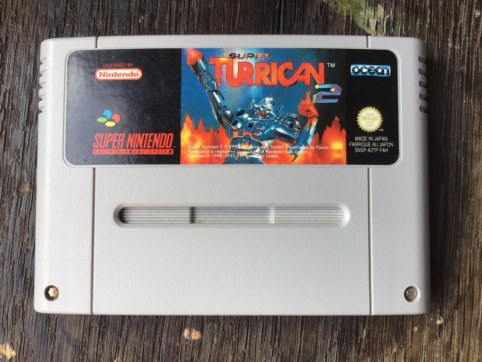Snes super turrican 2, Ophalen of Verzenden, Gebruikt