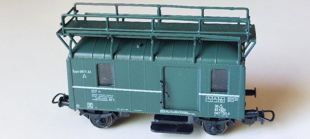 SNCB/NMBS DACKER WAGON ENTRETIEN CATENAIRE N1*HO*DC, Hobby & Loisirs créatifs, Trains miniatures | HO, Neuf, Autres marques, Analogique