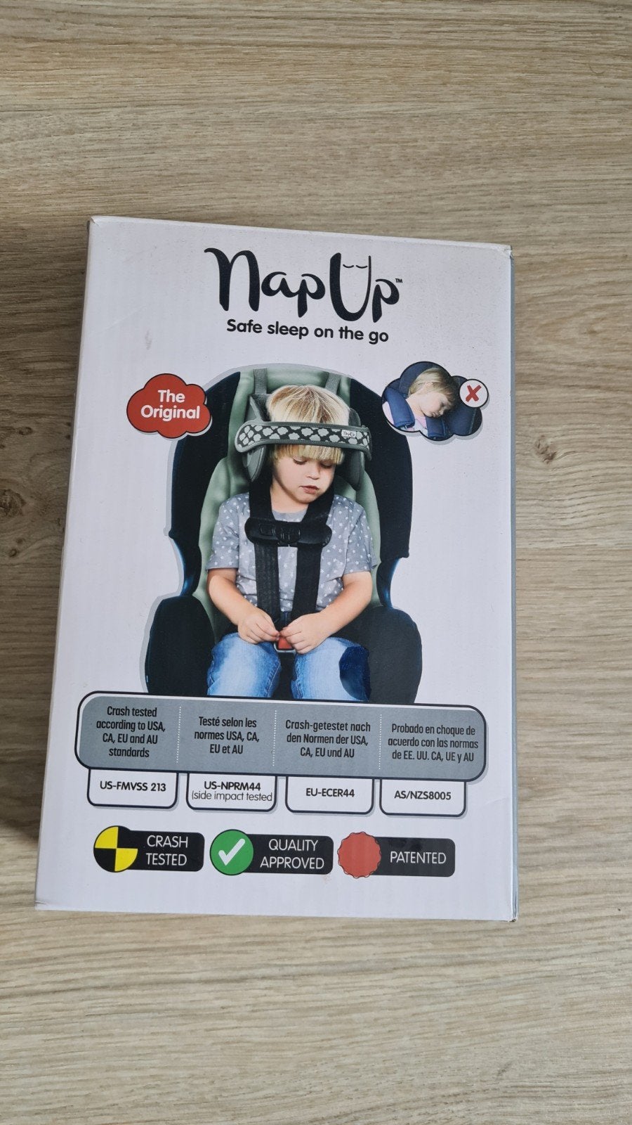 NapUp: Hoofdsteun, auto, Ophalen