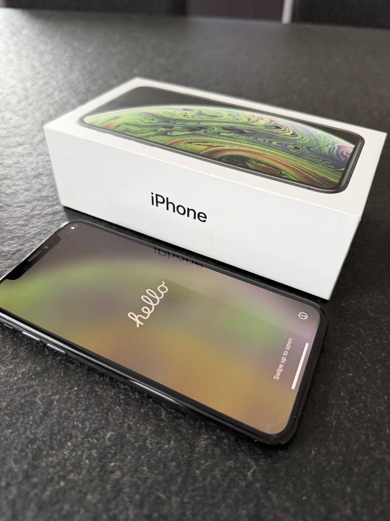 iPhone iPhone XS 64Gb Spacegrijs, Telecommunicatie, Mobiele telefoons | Apple iPhone, Gebruikt, 64 GB, Zonder abonnement, Zonder simlock