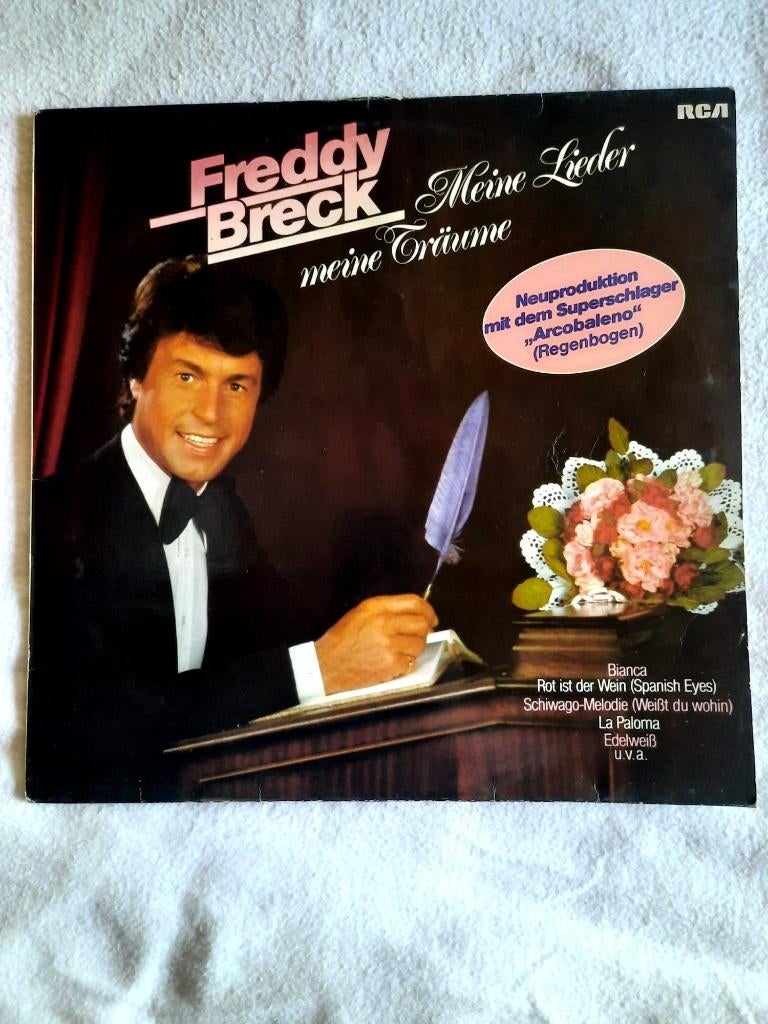 Freddy Breck - Meine Lieder meine Träume (1982), Cd's en Dvd's, Vinyl | Overige Vinyl, Ophalen, Gebruikt, 1980 - 1989, Inclusief binnenhoes