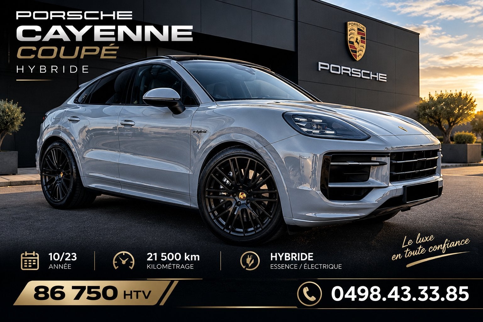 Porsche Cayenne coupé  86.750HTV, Auto's, Cayenne, Particulier, Te koop, Coupé