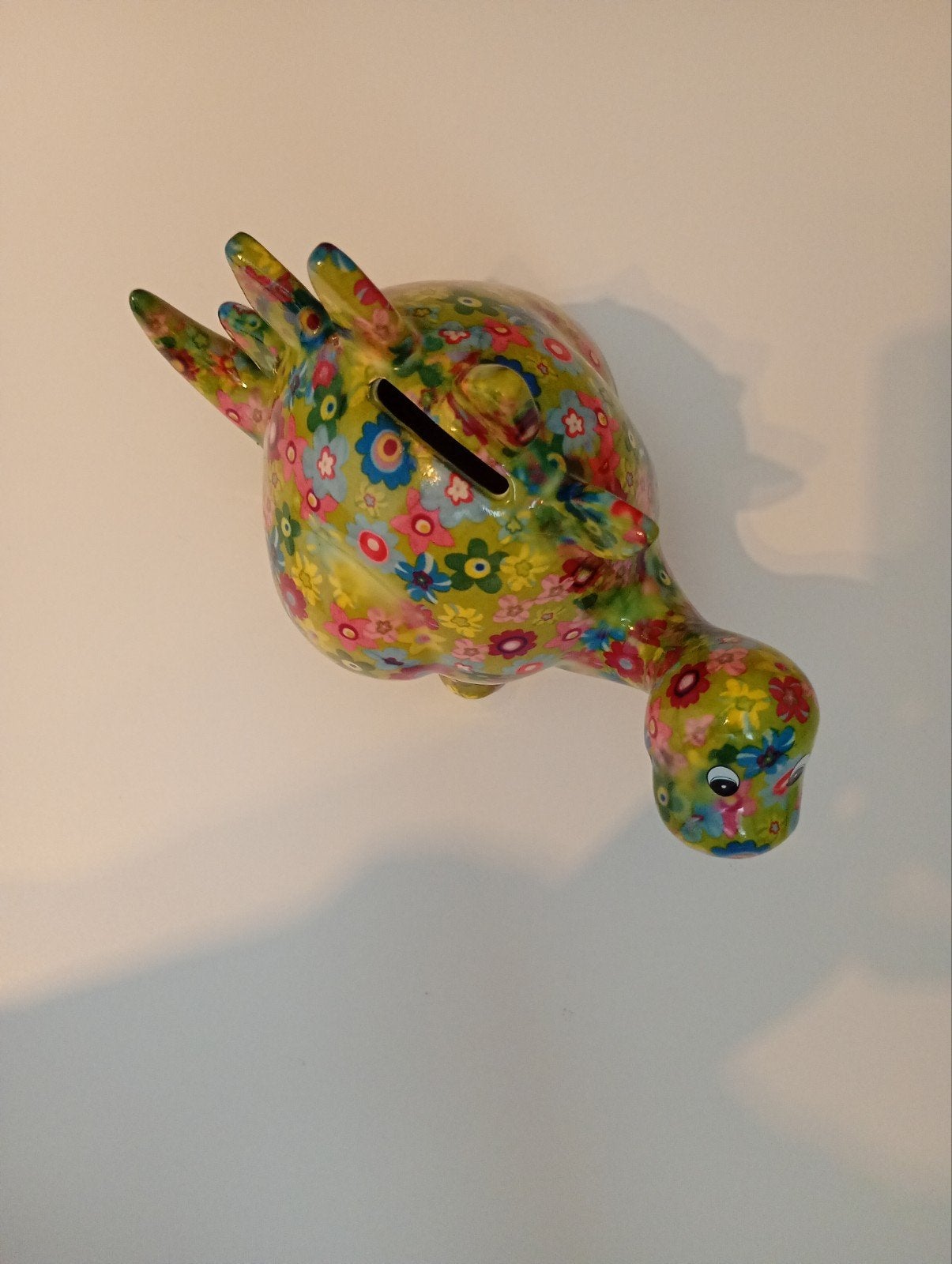 tirelire dino, Enlèvement ou Envoi, Utilisé, Pierre, Poterie ou Céramique, Animal