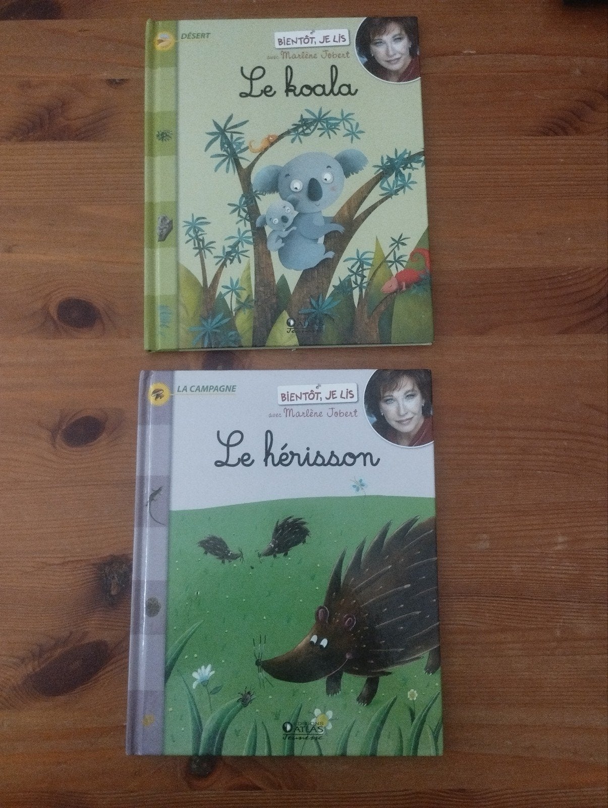 Lot 2 livres +CD Marlène Jobert Le Koala Le Hérisson, Ophalen of Verzenden