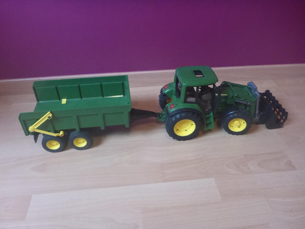 Bruder John Deere 6920 Tractor met kiepaanhanger 02210, Enlèvement ou Envoi, Utilisé