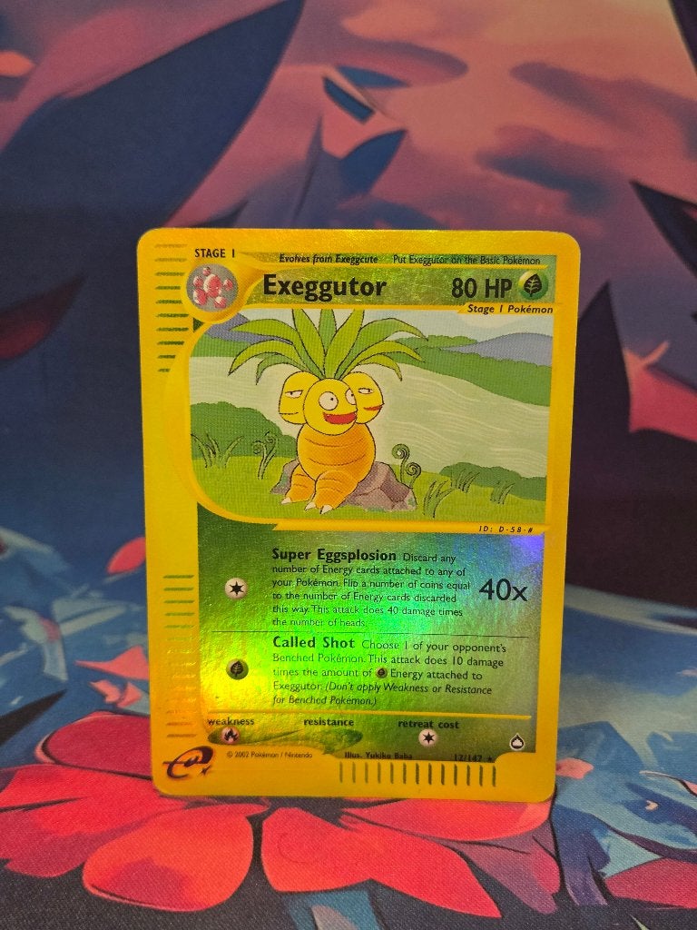 Pokémon Exeggutor Reverse Holo 12/147 – Aquapolis (2002), Ophalen of Verzenden
