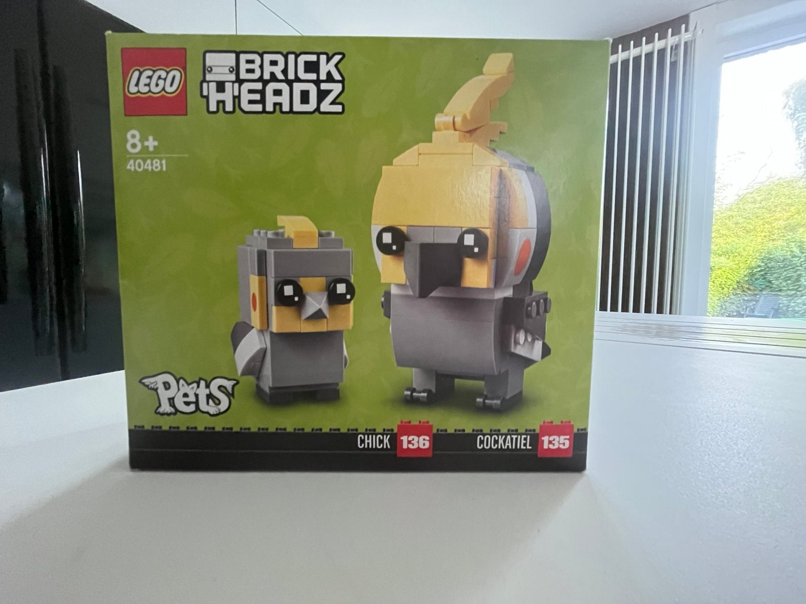 40481 Lego BrickHeadz Cockatiel & Chick, Ophalen, Inclusief accessoires, BrickHeadz, Lego
