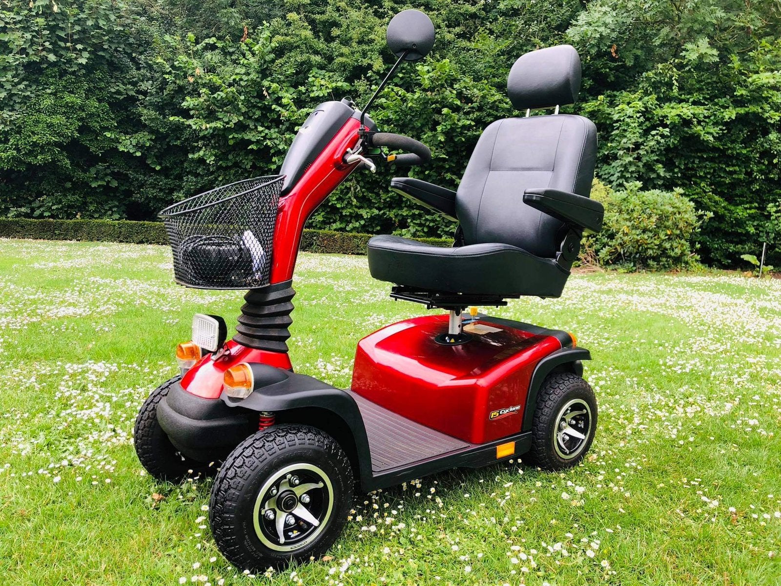 Voiturette électrique pride Cyclone 15 Scootmobiel état neuf, Enlèvement ou Envoi, Pliant, Comme neuf, Fauteuil roulant électrique
