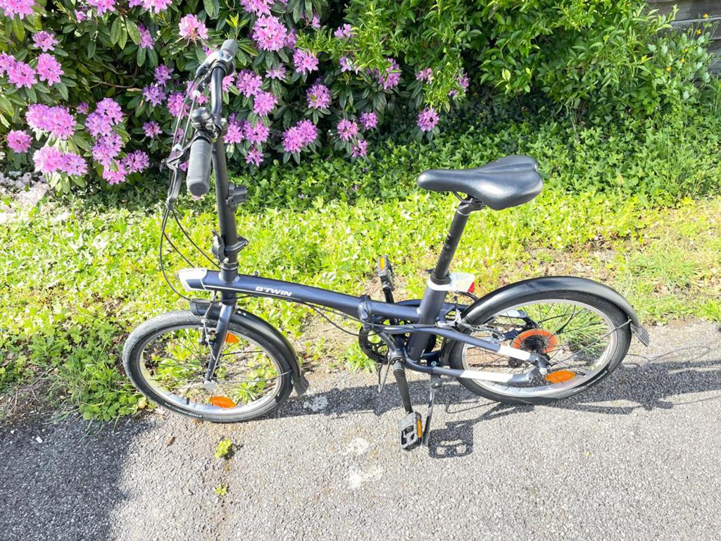 Btwin tilt 500 plooifiets, Vélos & Vélomoteurs, Enlèvement, Comme neuf, Vitesses