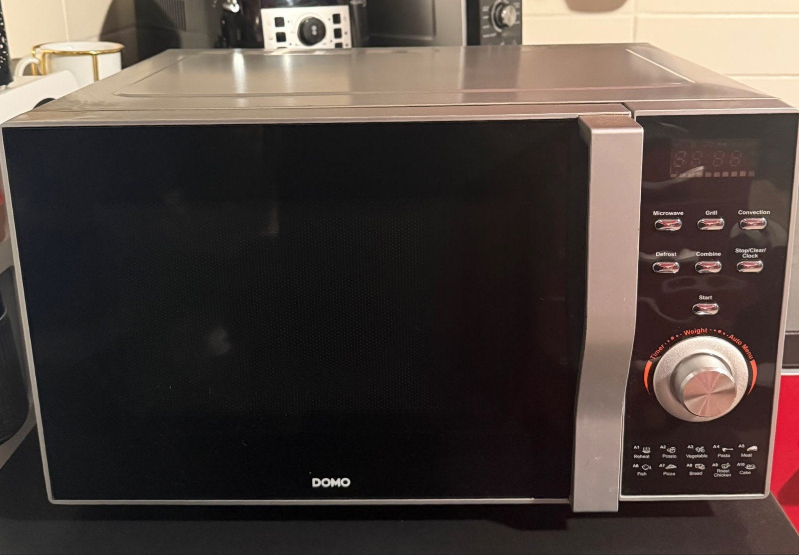 Micro‑ondes DOMO DO2723CG – 23L – Grill + Convection, Ophalen, Gebruikt, Microgolfoven, Tussenbouw
