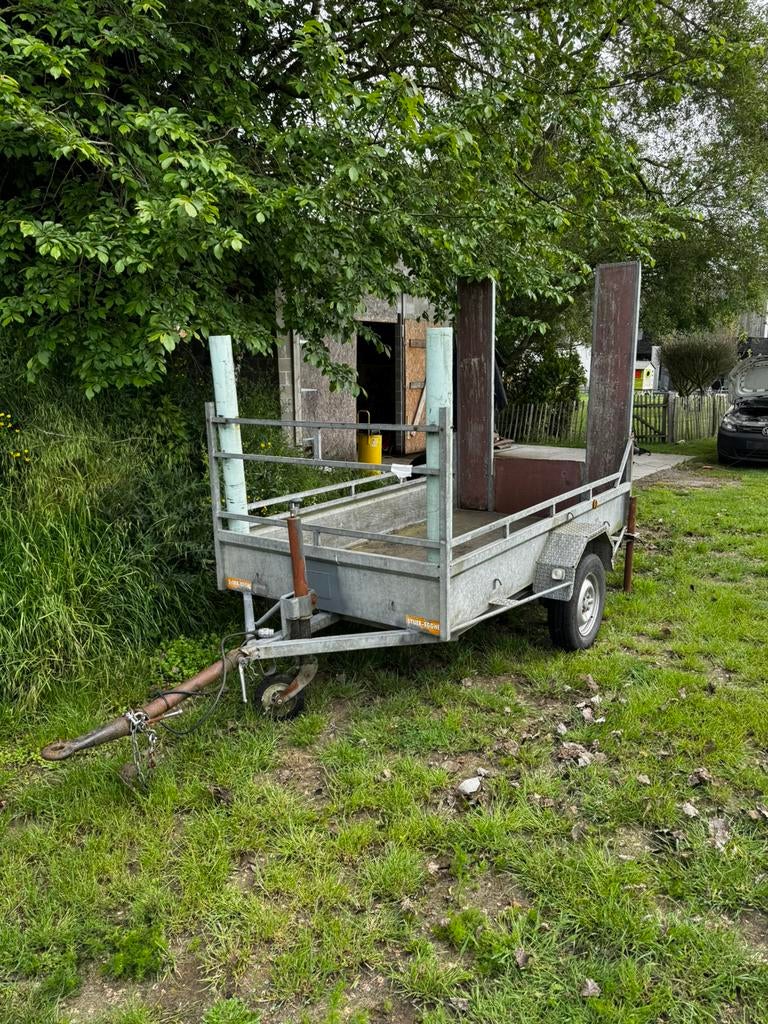 Gegalvaniseerde remorque Stuer-Egghe, Autos : Divers, Remorques, Utilisé, Enlèvement