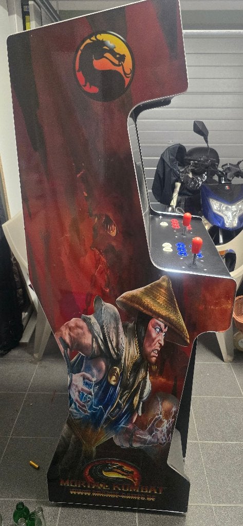 Unieke Arcade Kast Mortal Kombat, Verzamelen, Automaten | Flipperkasten, Ophalen, Zo goed als nieuw, Elektronisch