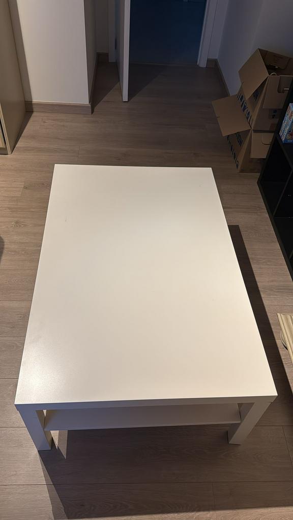 Wit salontafel, Huis en Inrichting, Tafels | Salontafels, Ophalen, Zo goed als nieuw
