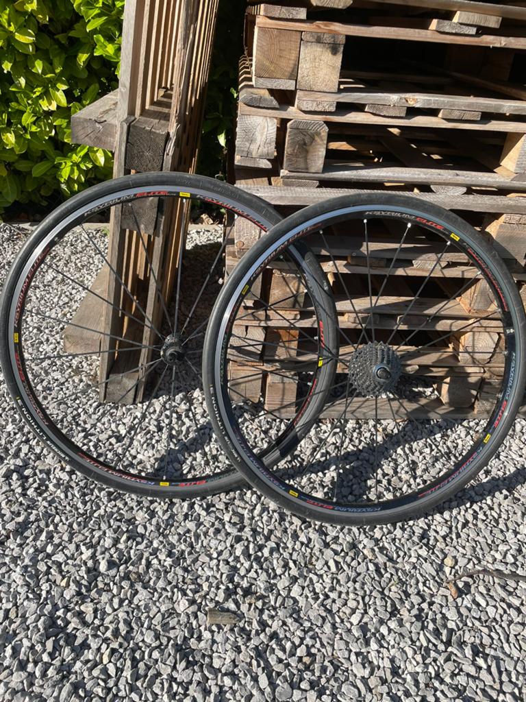 Paire de roues mavic ksyrium elite, Racefiets, Enlèvement, Utilisé, Aluminium
