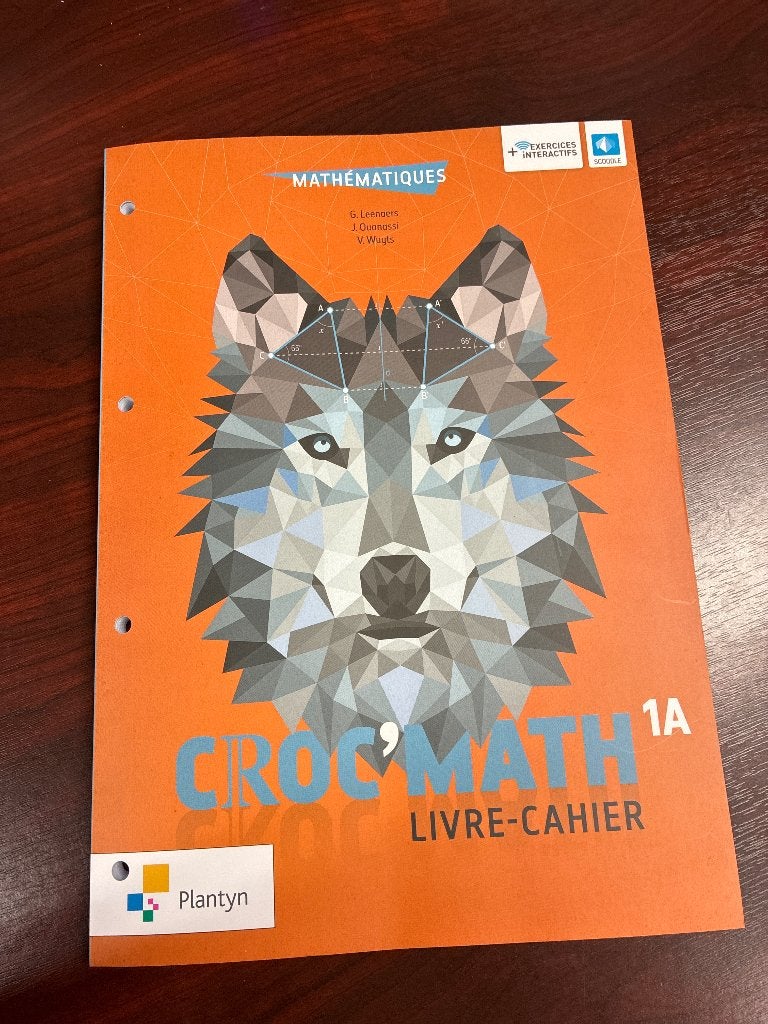 Manuel math Croc’math, Livres, Neuf, Enlèvement ou Envoi, Plantyn, Enseignement secondaire inférieur