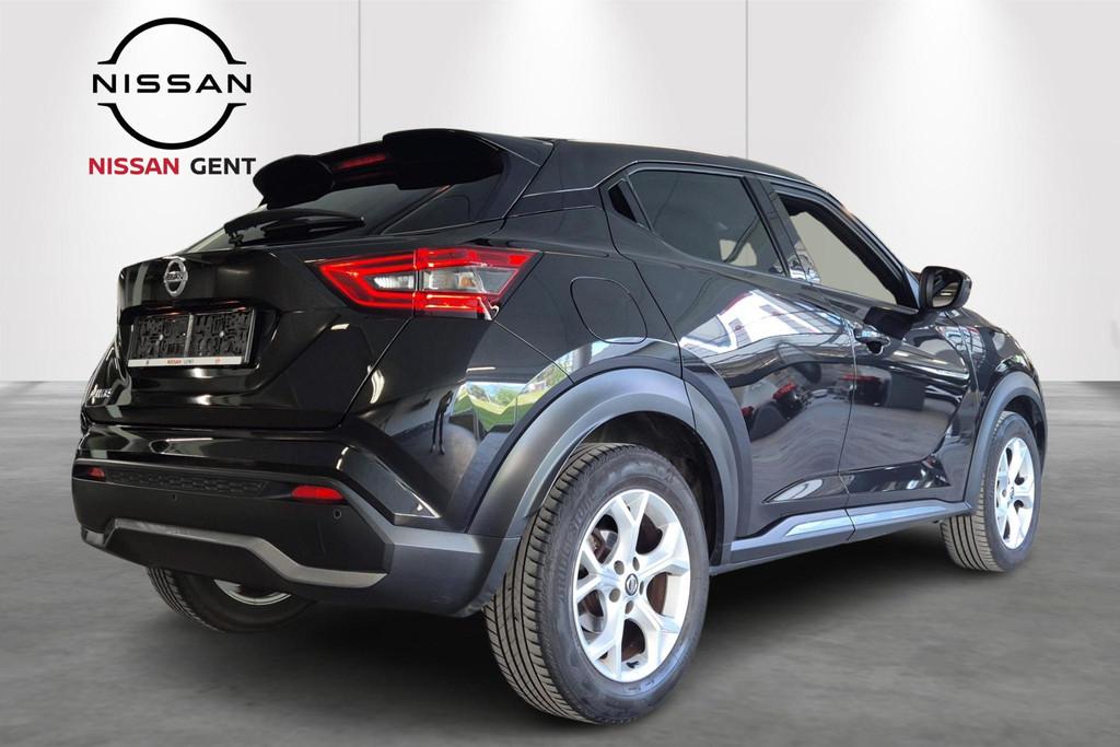 Nissan Juke 1.0 DIG-T 114 DCT N-Connecta Automaat/Camera/And, Auto's, Stof, 135 g/km, Zwart, 5 zetels