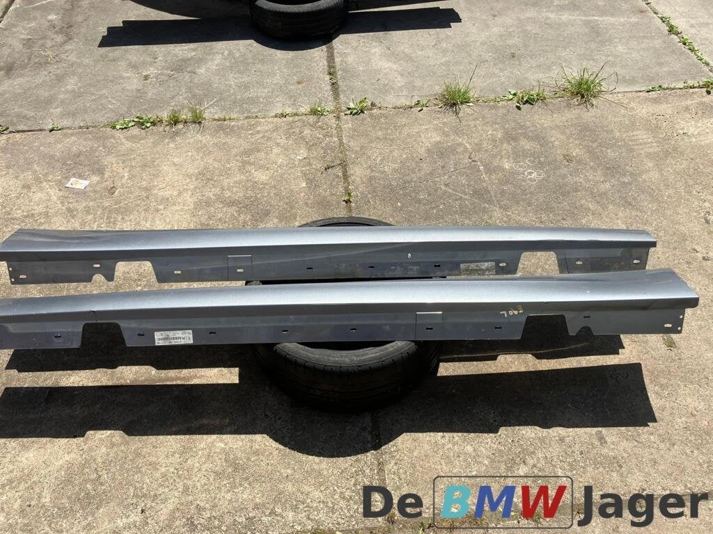 Sideskirt set grijs BMW 3-serie E90 & E91 LCI 51777202652, Gebruikt, Ophalen of Verzenden, BMW, BMW