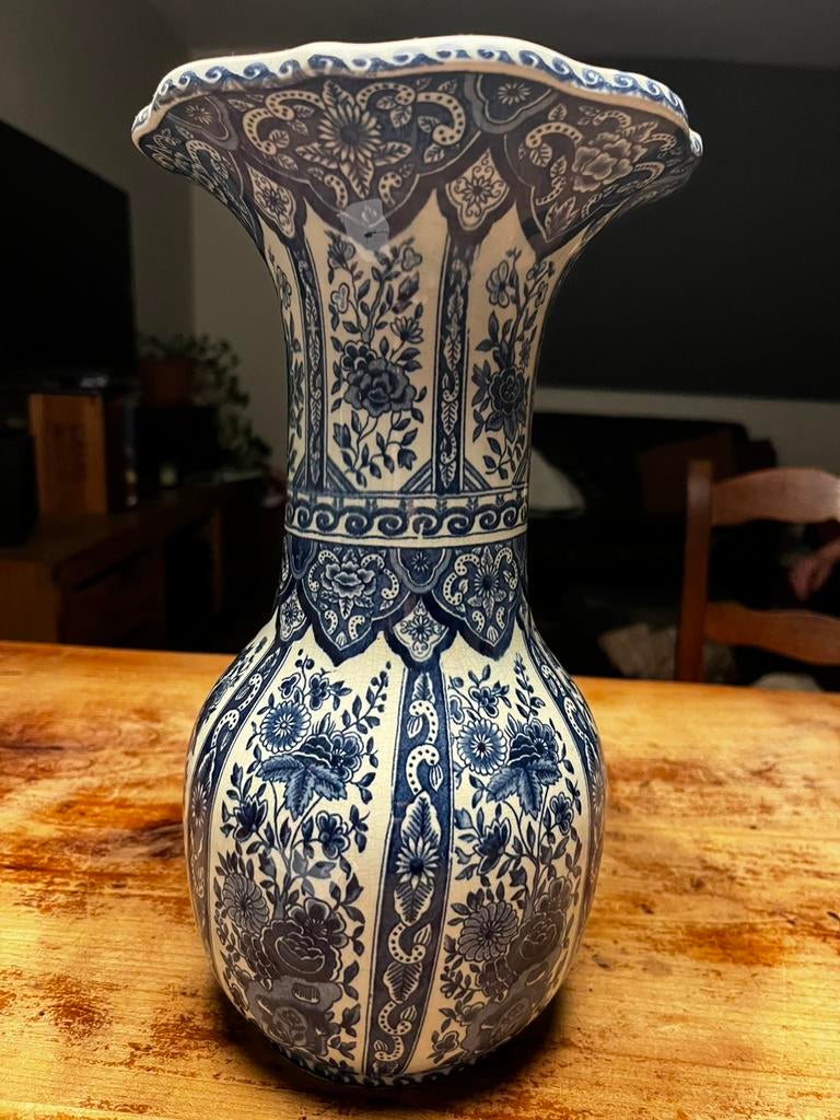 Vaas in Delfs blauw, Ophalen